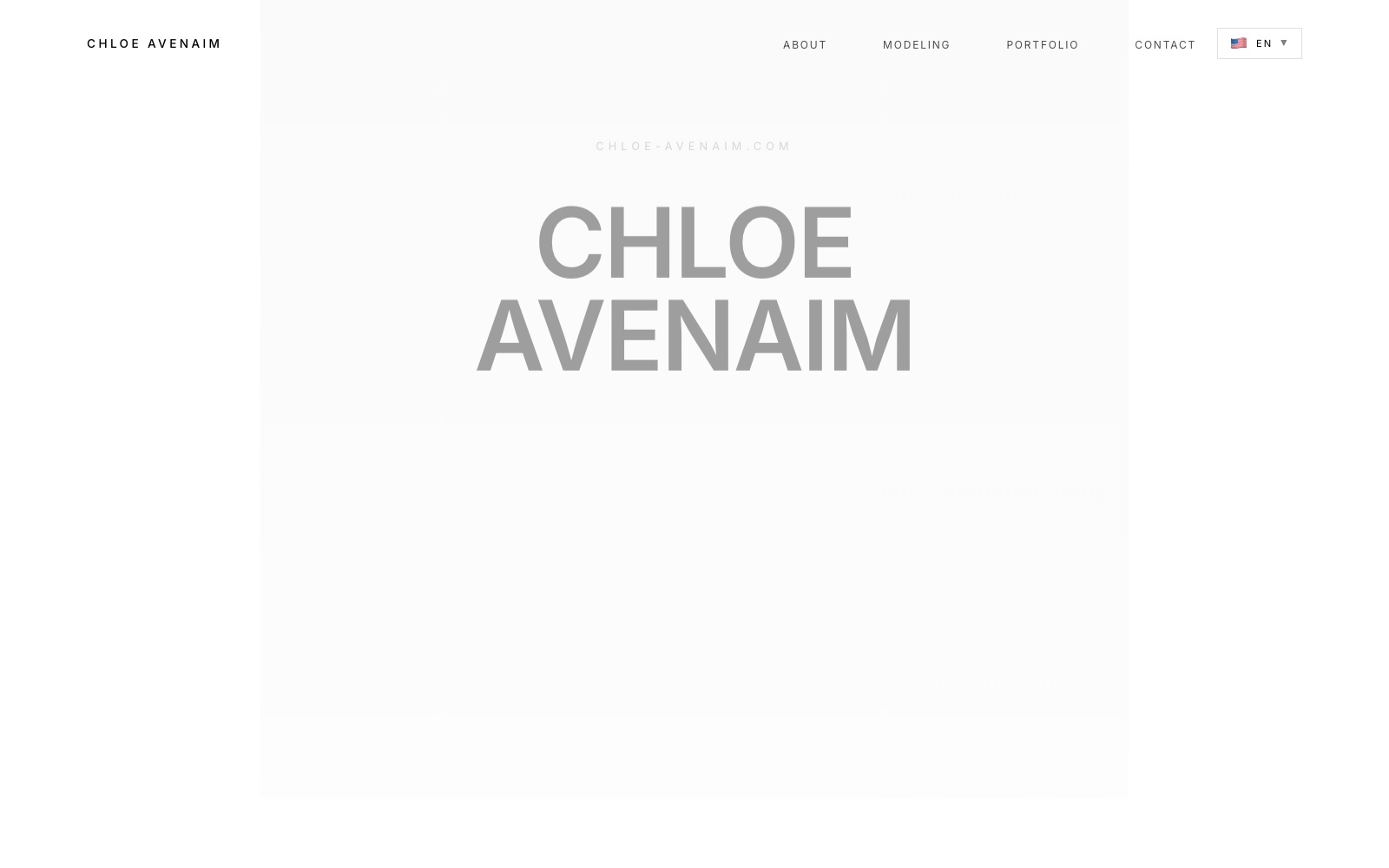 Chloe Avenaim — portfolio and booking site