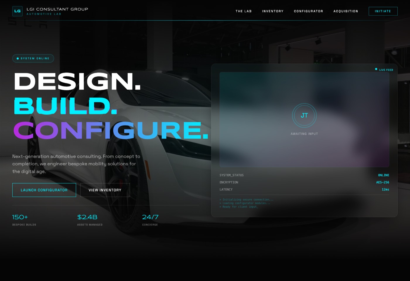 LGI Consultant Group — automotive lab site